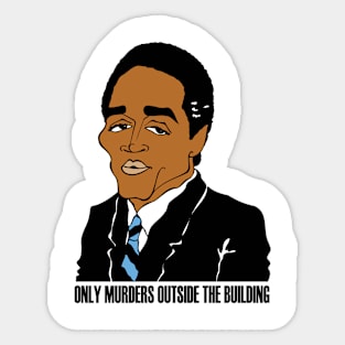 OJ SIMPSON ART Sticker